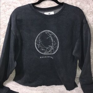 Hollister Oversized Terry Crewneck Sweatshirt